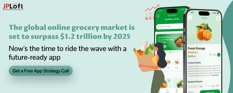 Create a Grocery Delivery App CTA